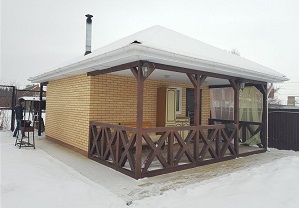 Строительство кирпичной бани