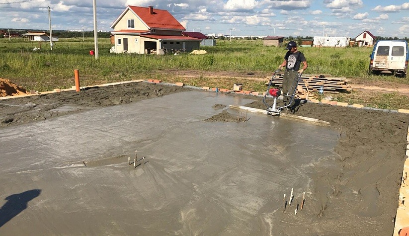Строительство одноэтажного дома 10х9, п.Образцово