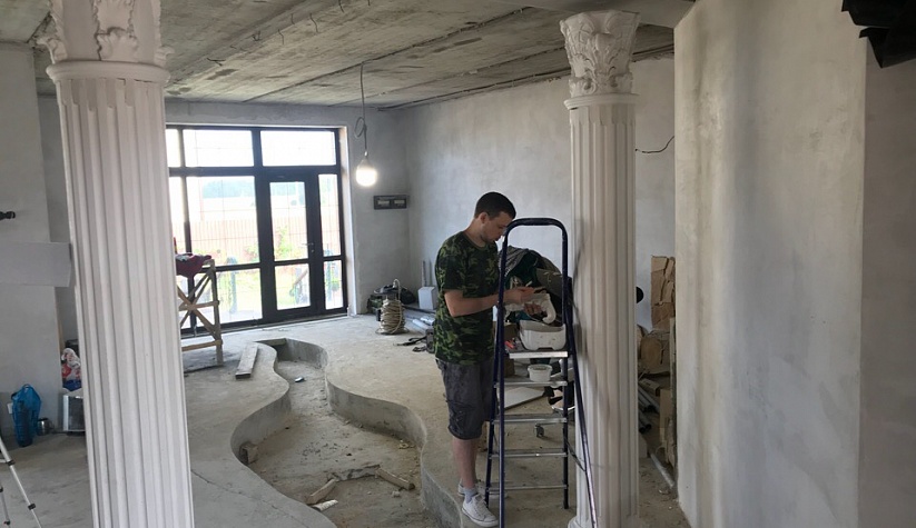 Устройство колонн в частном доме