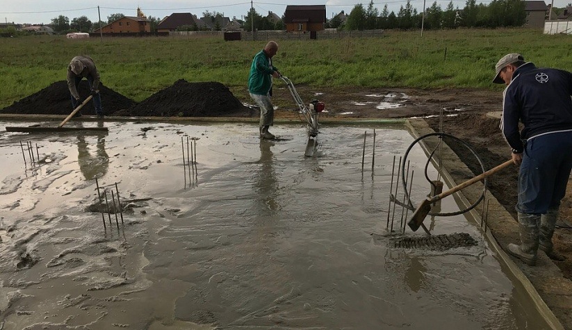 Строительство одноэтажного жилого дома