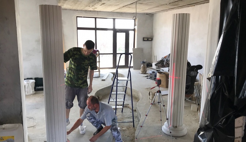 Устройство колонн в частном доме